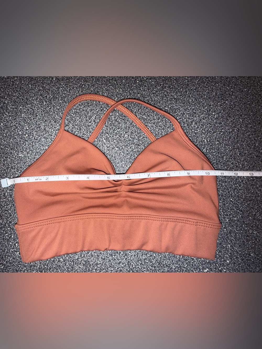 Tiger Friday Dance Bra Top Rust/Brown Color Size Child Large - Picture 5 of 6